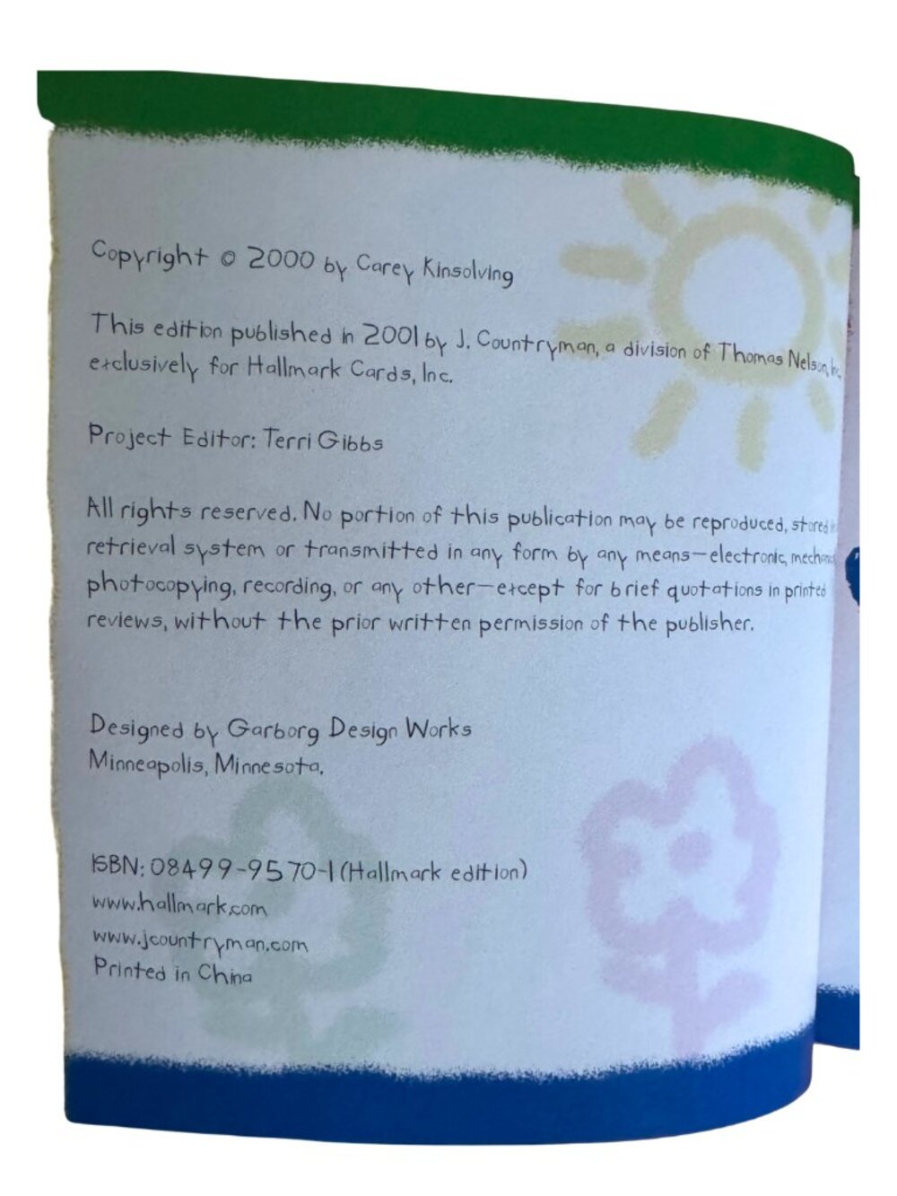 Kids Talk About God Carey Kinsolving Hallmark Christian Children’s Book 2001 - Picture 4 of 4